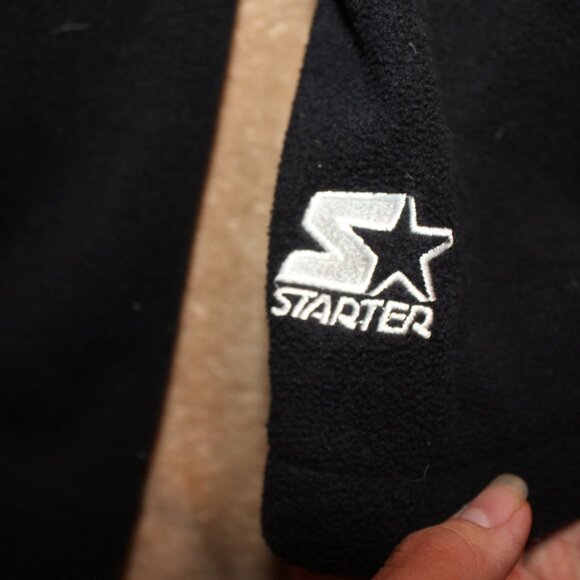 Starter‎ Fleece Black Vtg Logo U of Kentucky Wildcats Pullover Sz. L (AA2) - Picture 5 of 5